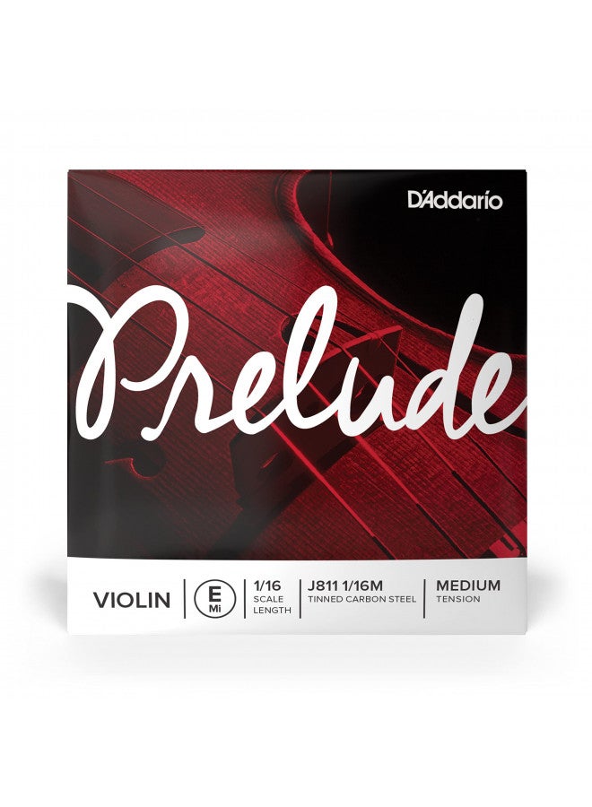 D'Addario Prelude Violin E 1/16 Med (J8111/16M) - Image 1