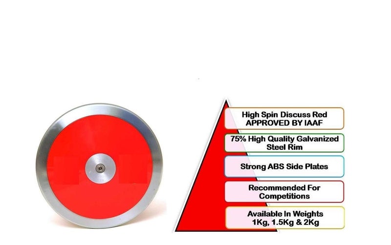 SGF ABS Fibre Discus Throw (Multicolors, 1.5 Kg) - Image 2