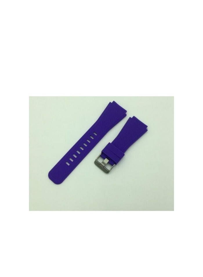 Silicone Replacement Sports  Strap Band For Samsung Gear S3 Classic Purple - Image 2