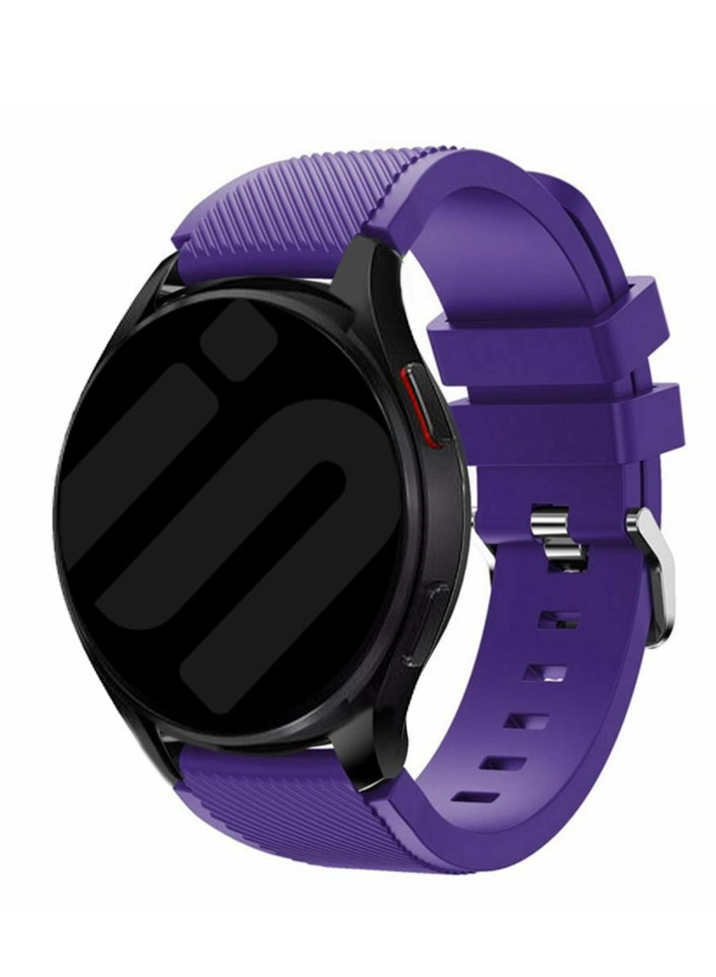 Silicone Replacement Sports  Strap Band For Samsung Gear S3 Classic Purple - Image 1