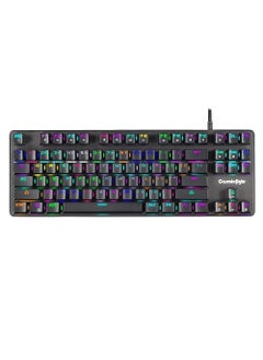 Cosmic Byte CB-GK-18 Firefly Per-Key RGB TKL Mechanical Keyboard with Swappable Outemu Red Switch, Macros, Software (Black)  - Image 1