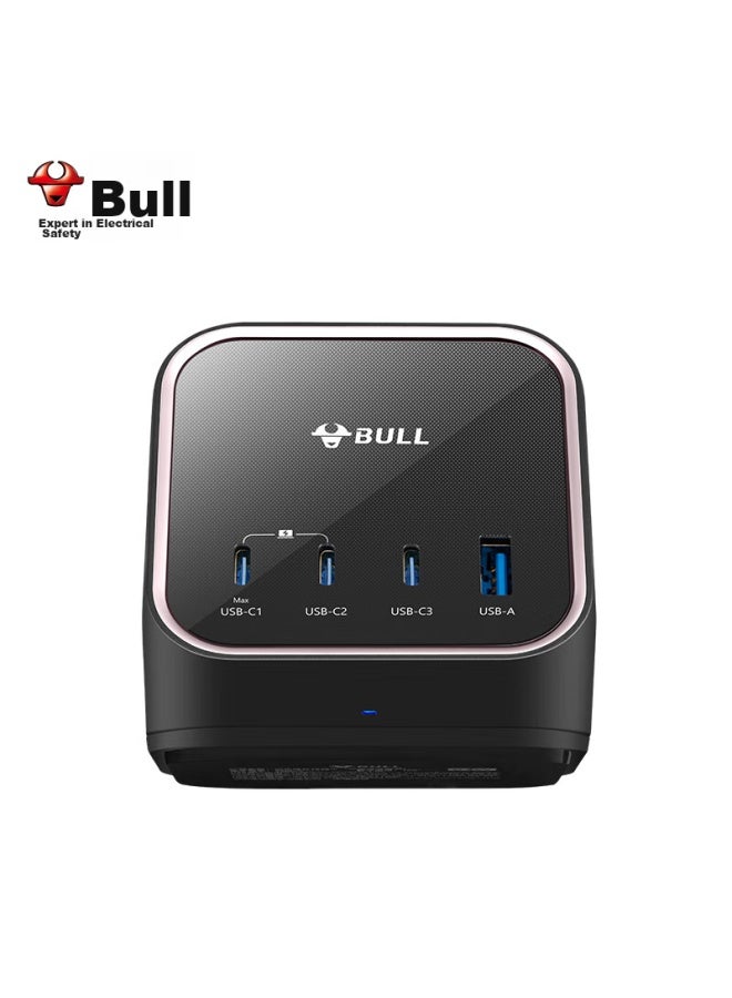 Bull Gallium Nitride 100w Fast Charging Laptop Socket/desk Charging Station Socket/power Strip, Usb + 3 Outlets, Gnv-ms1103 Master Switch - Image 5