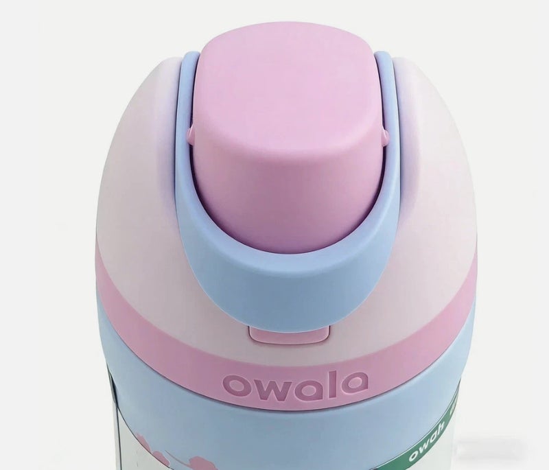 ستاربكس New Starbucks X Owala 2026 Sakura Limited Insulated Water Bottle 24oz Straw Cup - Image 4