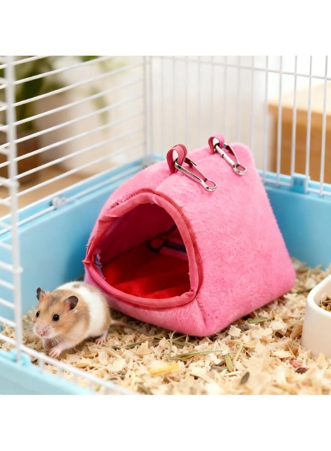  إكس إف إكسينغفو حمّام حيوانات، سرير ناعم، بيت حيوانات أليفة صغير، بيت معلق قفصعشش للهامستر والفأر والقنفذ للنوم واللعب - Image 3