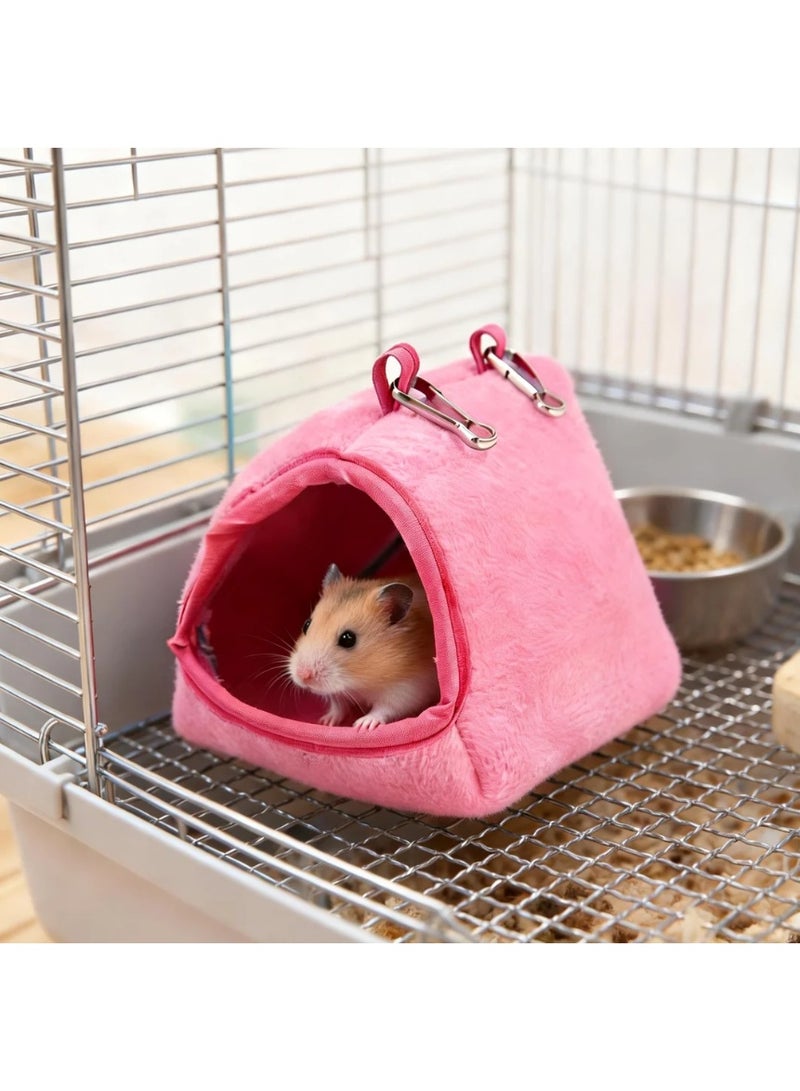  إكس إف إكسينغفو حمّام حيوانات، سرير ناعم، بيت حيوانات أليفة صغير، بيت معلق قفصعشش للهامستر والفأر والقنفذ للنوم واللعب - Image 4