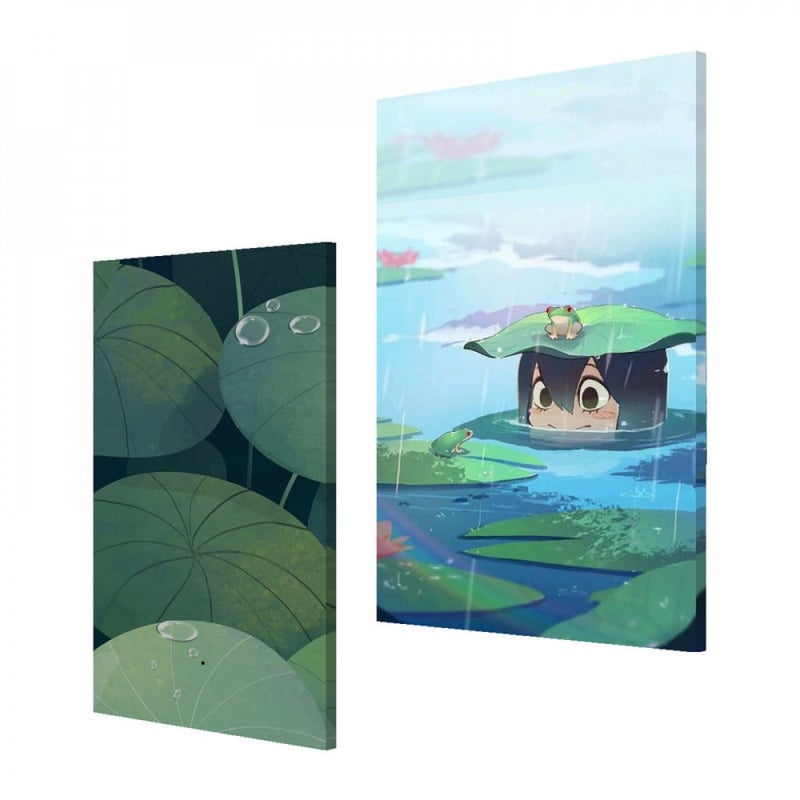 Marktna Double canvas print with an anime design, total size 80x60 cm - Image 2