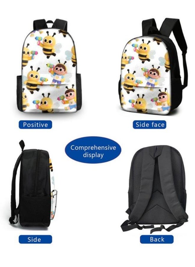 Bright Li Fire [Hot New Product] Cute Cartoon Bag Set | Shoulder + Handbag + Pencil Bag Three-piece Set | Essential for Children and Students Outdoors - 118  - Image 3