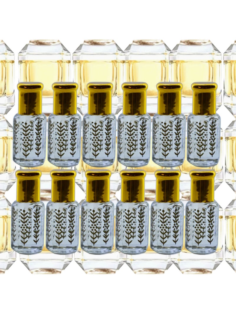 12 Pieces Paradiso Essential Oil For Women Original Clear 6 Ml