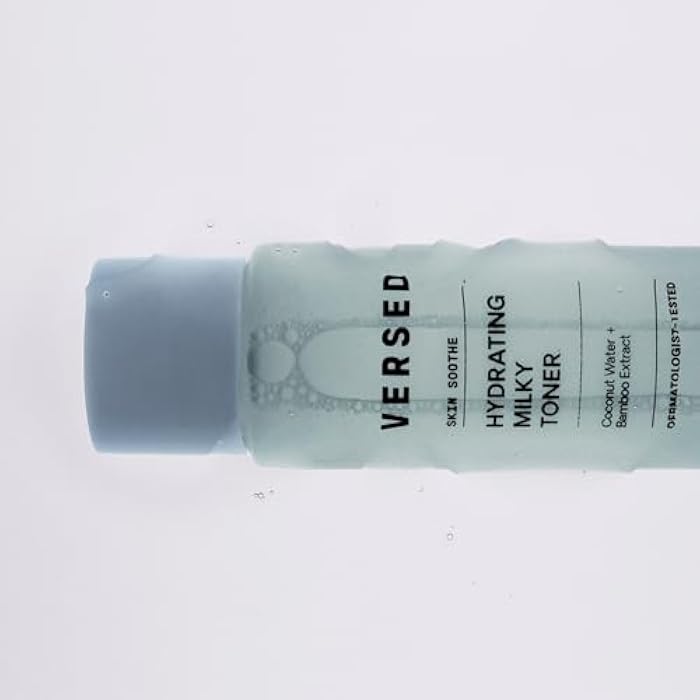 Versed تونر الوجه المرطب بالحليب من فيرد - ماء جوز الهند المغذي مع مستخلصات الطحالب والخيزران - تونر للوجه ينعم ويرطب ويساعد في استعادة توازن درجة الحموضة الطبيعي للبشرة (4 أونصات سائلة) - Image 5