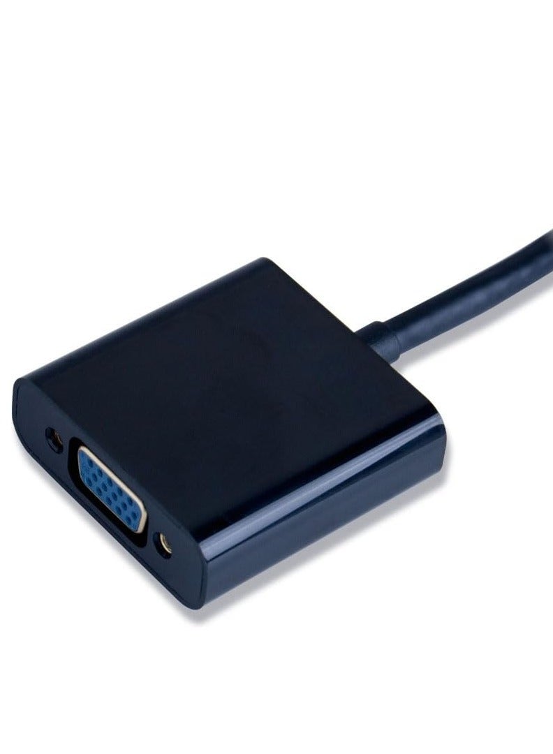 ابلس كابل محول نشط من DVI-D إلى VGA – محول فيديو من رقمي إلى تناظري، كابل DVI-D (ذكر) إلى VGA (ذكر) لأجهزة الكمبيوتر وبطاقات الرسوميات والشاشات وأجهزة العرض، يدعم دقة 1080P بتردد 60 هرتز وتقنية "التوصيل والتشغيل" (Plug & Play). - Image 5