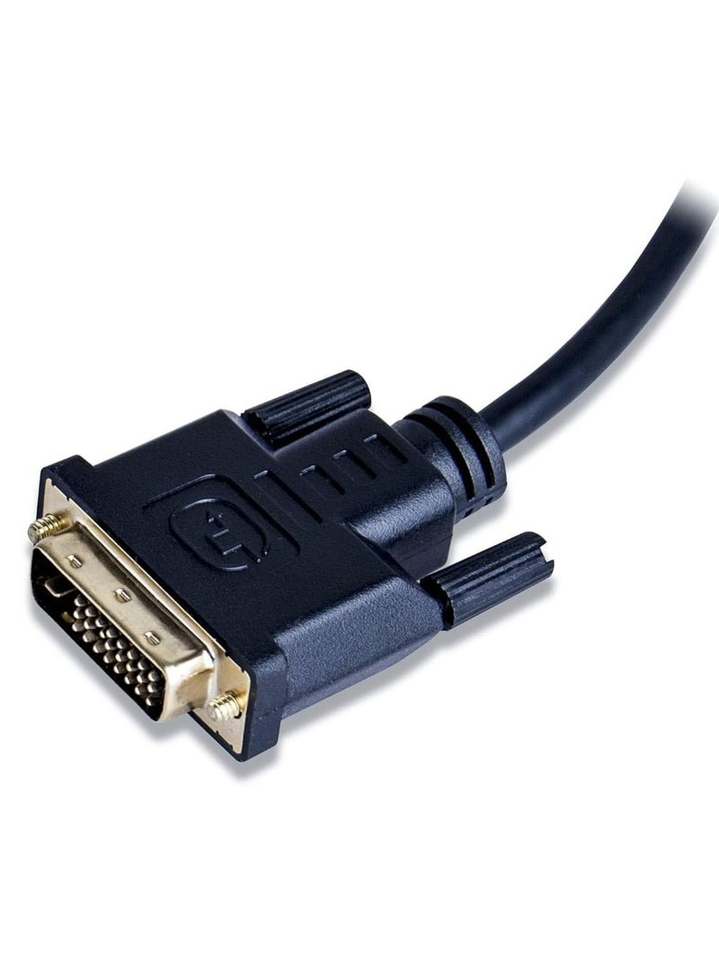 ابلس كابل محول نشط من DVI-D إلى VGA – محول فيديو من رقمي إلى تناظري، كابل DVI-D (ذكر) إلى VGA (ذكر) لأجهزة الكمبيوتر وبطاقات الرسوميات والشاشات وأجهزة العرض، يدعم دقة 1080P بتردد 60 هرتز وتقنية "التوصيل والتشغيل" (Plug & Play). - Image 4