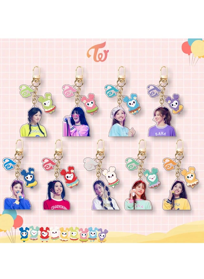 NIBEMINENT TWICE Acrylic Keychain Bag Pendant  - Image 1