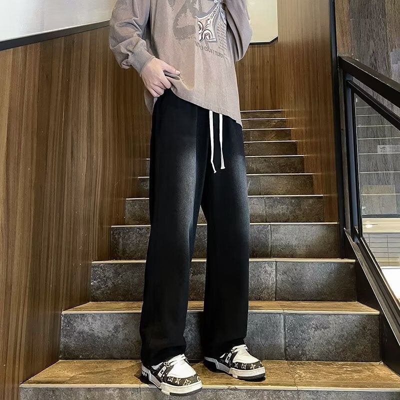 Unisex Classic Denim Jeans Loose Fit Daily Outdoor Wear - Image 4