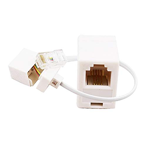 Yohii RJ11 6P4C Female to Ethernet RJ45 8P8C Male F/M Adapter Cable - 5pcs- (G7.23) - Image 3