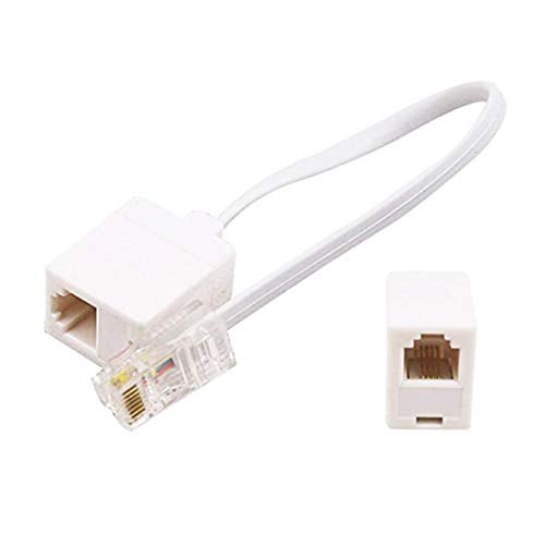 Yohii RJ11 6P4C Female to Ethernet RJ45 8P8C Male F/M Adapter Cable - 5pcs- (G7.23) - Image 2
