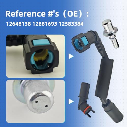 AAAWZDWD pcv valve kit For Chevy Traverse Buick Enclave GMC Acadia 2012-2017 Positive Crankcase Ventilation Valve Tube Hose and PCV Valve Fitting Adapter Connector Kit#12648138 12681693 12583384 - Image 4