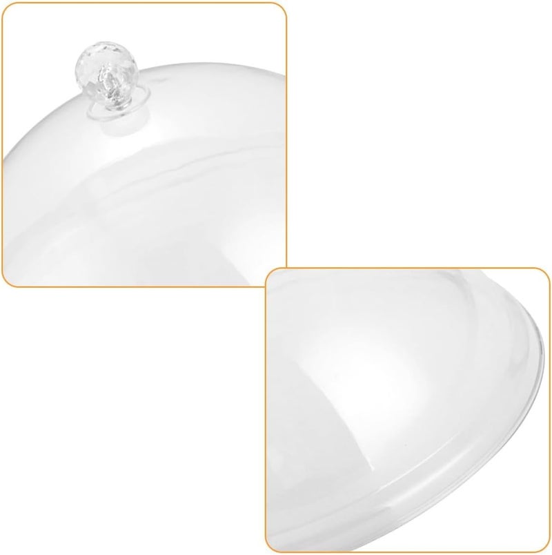Food Fresh-keeping Cover 21.5x12cm Food Protective Lid for Plates and Bowls Dustproof Storage Dome for Kitchen and Dining Use - Image 3