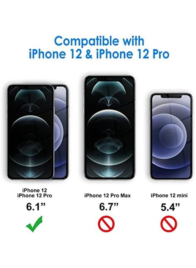 Jetech One Touch Install Screen Protector For Iphone 12 12 Pro 6.1 Inch Full Coverage Tempered Glass Film Auto Alignment Tool Kit Hd Clear 2 Pack - Image 3
