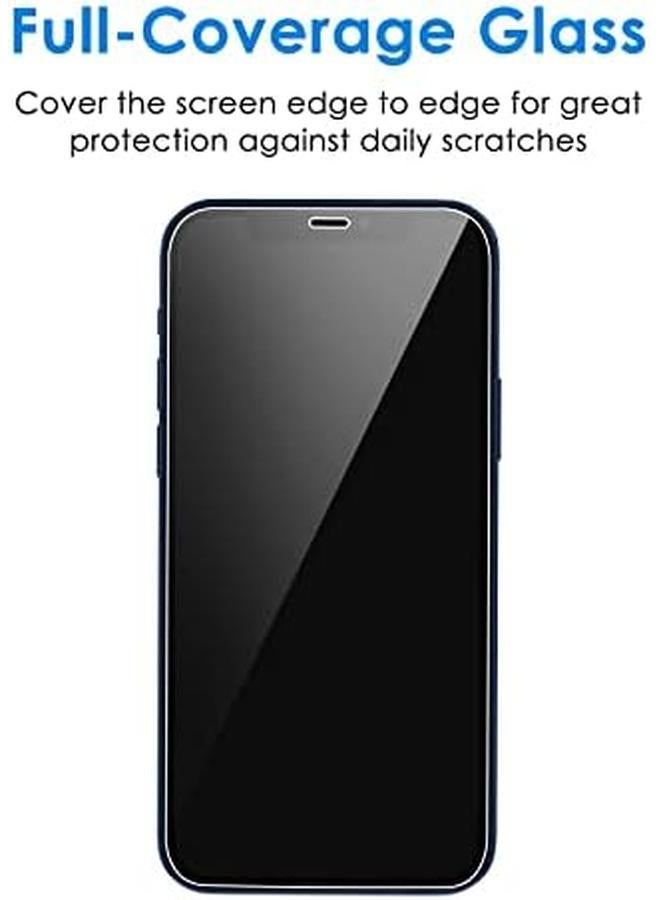 Jetech One Touch Install Screen Protector For Iphone 12 12 Pro 6.1 Inch Full Coverage Tempered Glass Film Auto Alignment Tool Kit Hd Clear 2 Pack - Image 4