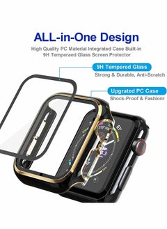 Y&D Cases Compatible for Iwatch 42mm Tempered Glass Screen Protector, Full Coverage PC Cover Protective Case 3 Pack  - Image 5