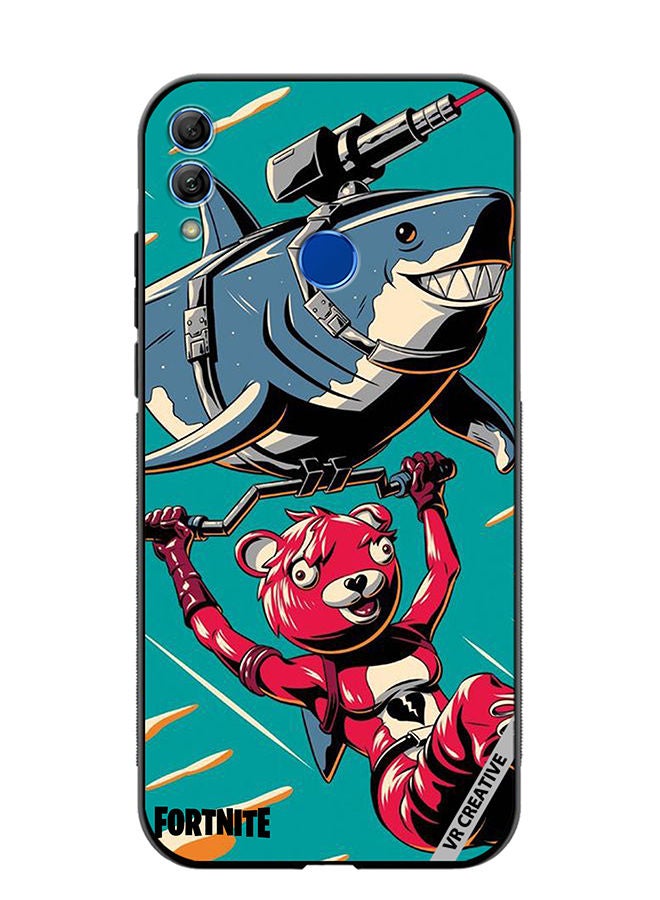 Protective Case Cover For Honor 10 Lite Fortnite Poster Design Multicolour