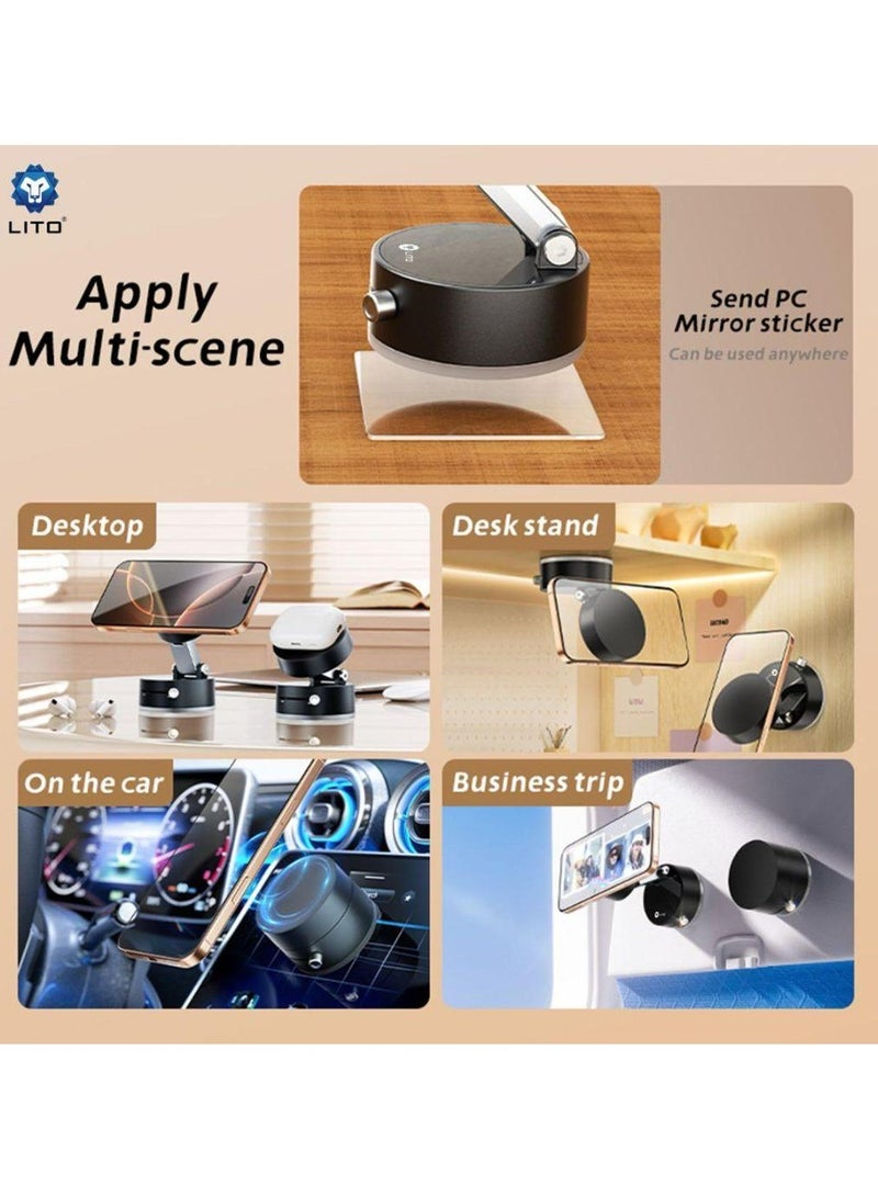 LT-W03 Magnetic Suction Travel Stand – Compact, Magnetic & Lightweight Holder - Image 2