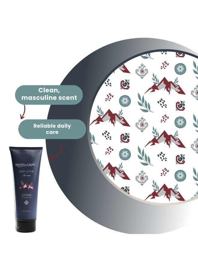 روتس اند جلو لوشن جسم جُلنار للرجال من روتس اند جلو - ترطيب عالي سريع الامتصاص - Image 4
