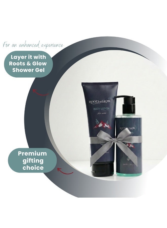 روتس اند جلو لوشن جسم جُلنار للرجال من روتس اند جلو - ترطيب عالي سريع الامتصاص - Image 5