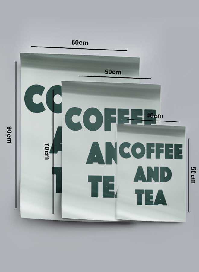LOWHA Poster Painting Art With Four Separate Pieces Of Double-Sided Stickers Coffee And Tea For Home Bedroom Living Room And Office Decor  - Image 4