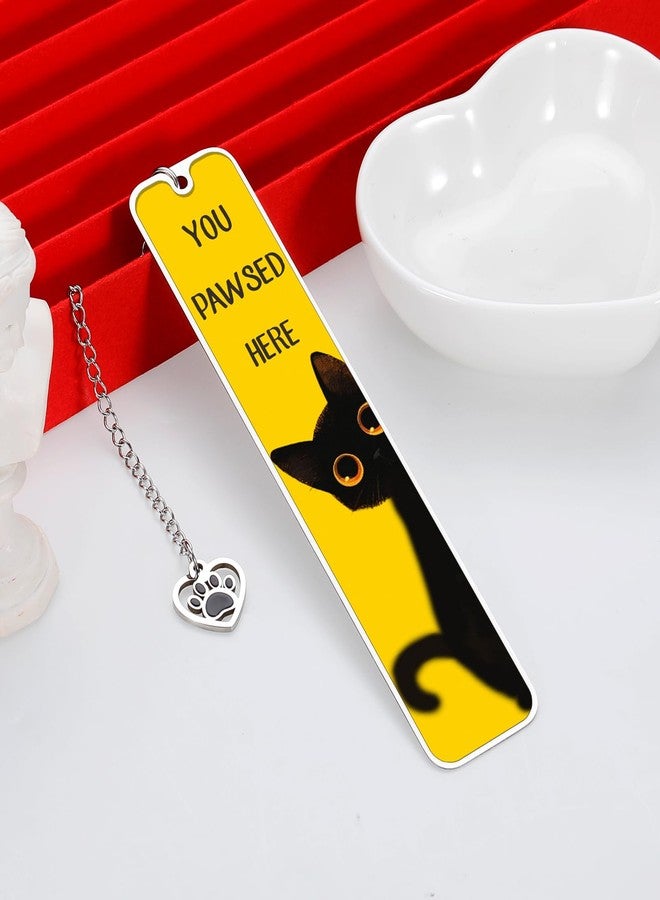 Vanlovemac Cat Easter Gifts for Women, Cat Bookmarks, Book Marks for Reading Women, You Pawsed Here Cute Bookmarks for Cats Lovers Friends Reader Bookish Gifts, College Send Off Gift - Image 2