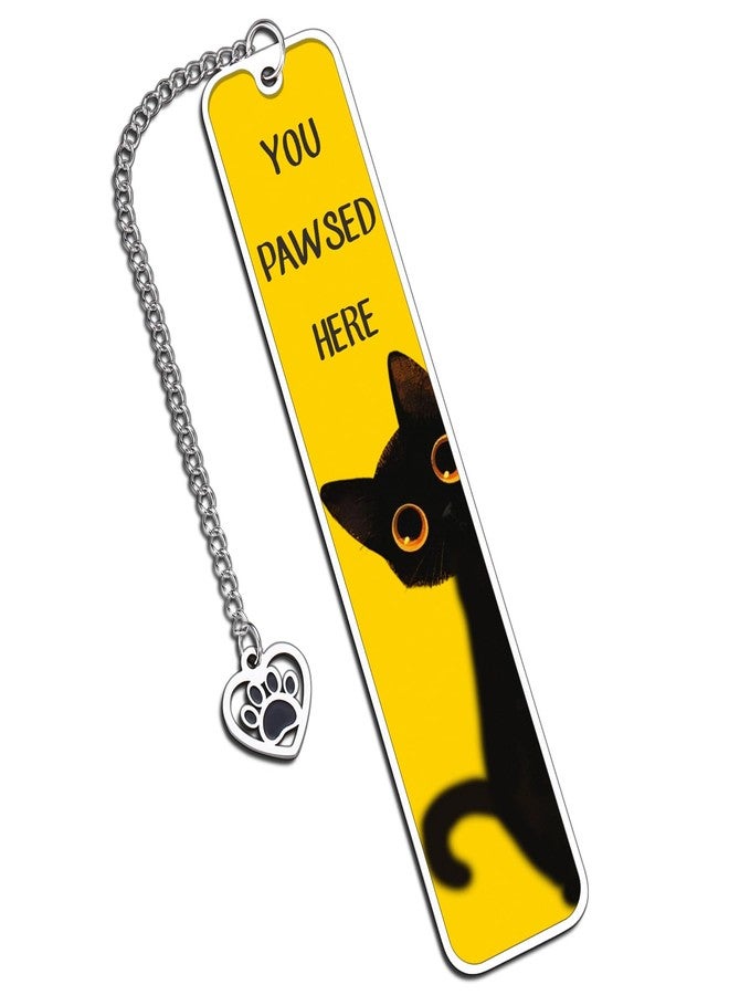 Vanlovemac Cat Easter Gifts for Women, Cat Bookmarks, Book Marks for Reading Women, You Pawsed Here Cute Bookmarks for Cats Lovers Friends Reader Bookish Gifts, College Send Off Gift - Image 1