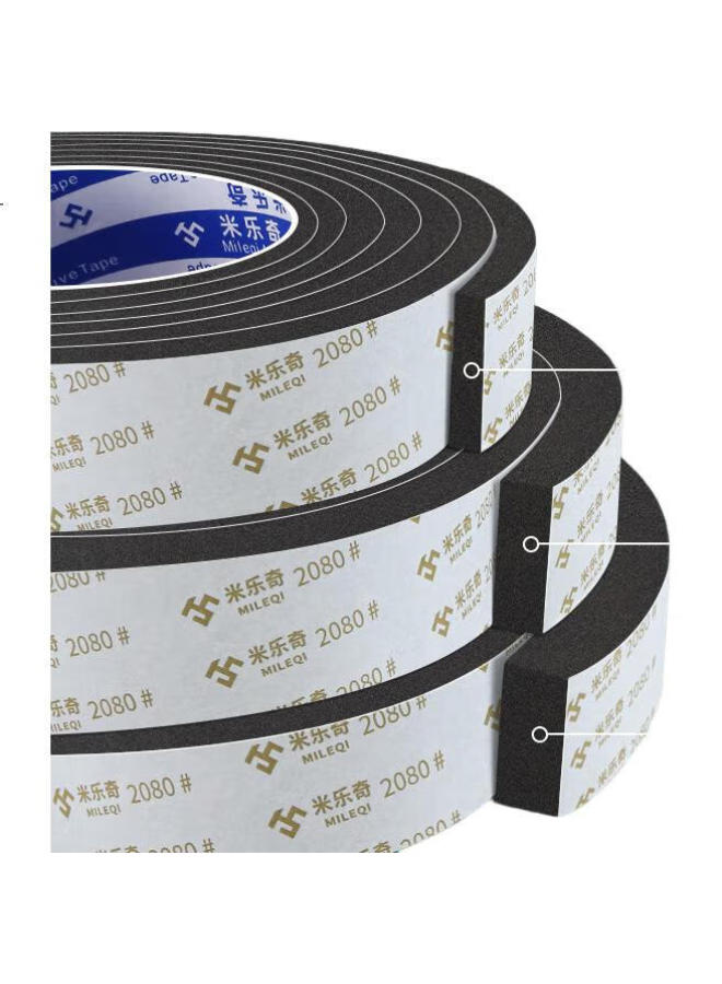 Miloch Milaiqi Single-Sided Sponge Tape, Shock-Absorbing And Anti-Collision, Foam Rubber Door Gap Sealing Buffer Strip, 8Mm Thick * 40Mm Wide * 2M Long, 1 Roll - Image 3