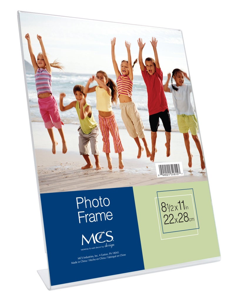 MCS MCS 85x11 Inch Bent Acrylic Picture Frame Vertical 31815 