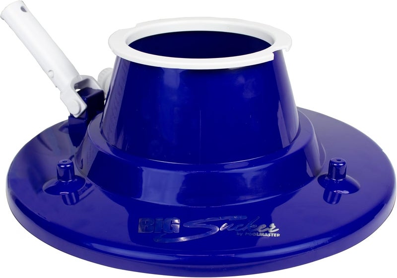 Poolmaster 28300 Big Sucker Manual Swimming Pool Leaf Vacuum Head, Blue - Image 1