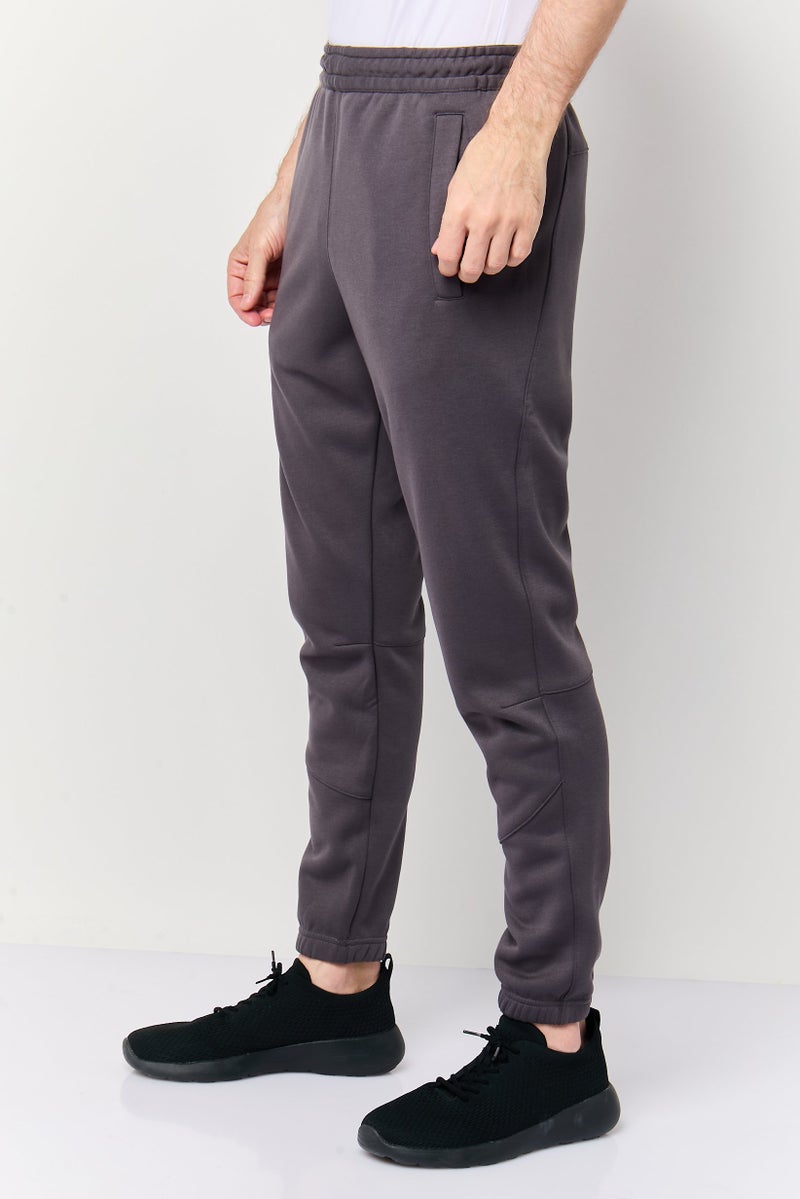 MOTION Men Sportswear Fit Outdoor Sweatpants, Charcoal - Image 3
