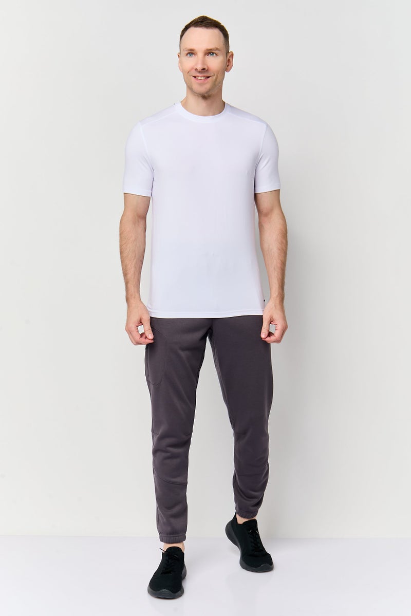 MOTION Men Sportswear Fit Outdoor Sweatpants, Charcoal - Image 2