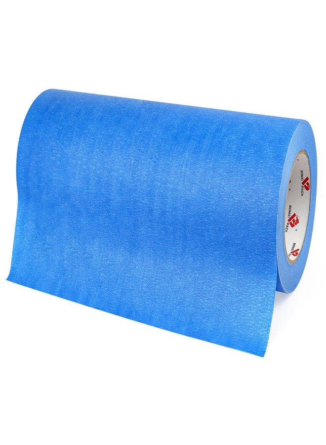 BOMEI PACK Wide Blue Painters Tape 12 Inches x 60 Yards, 3D Tape, 3D Printing Tape for Laser Cutting, 21-Day Clean Removal Wide Masking Tape - Image 1