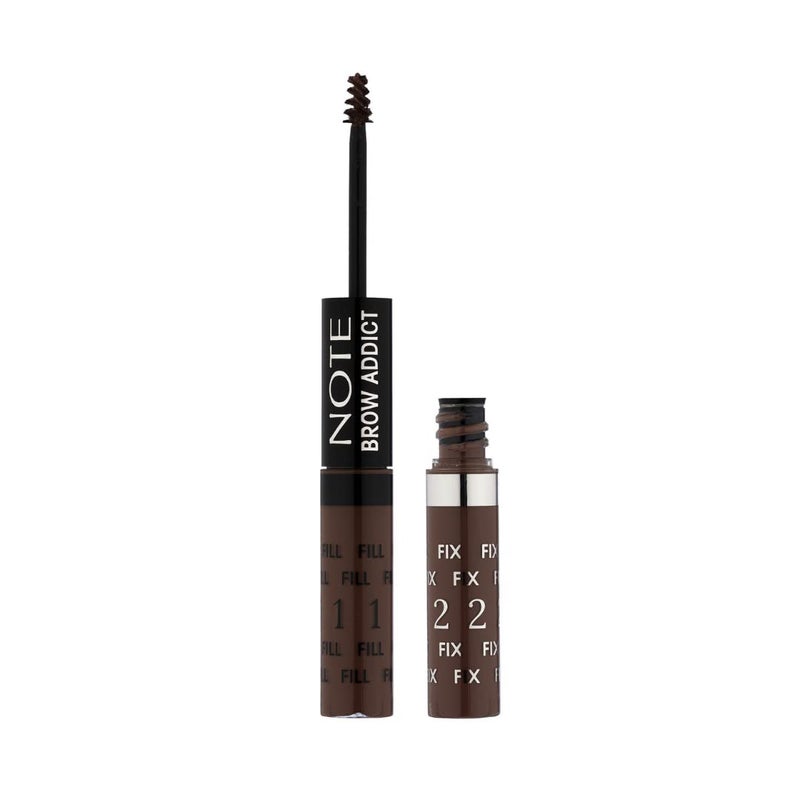 NOTE COSMETIQUE Cosmetic Note Eyebrow Pencil Micro Brow Essentials Eyebrows Pencil Brow Fiber Mascara Ultra Precise Brush Long Hold 03 DARK BROWN - Image 1