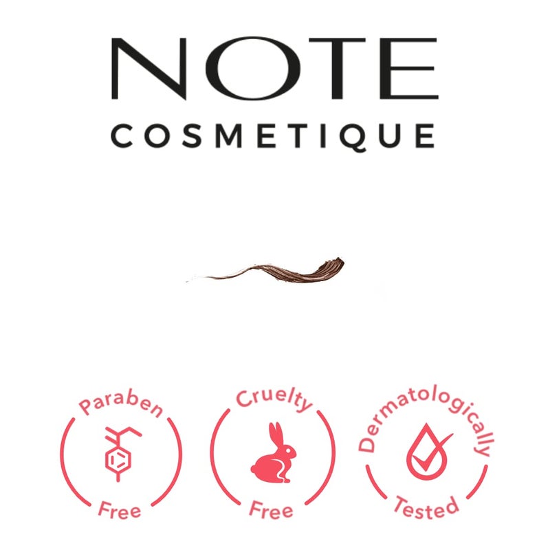 NOTE COSMETIQUE Cosmetic Note Eyebrow Pencil Micro Brow Essentials Eyebrows Pencil Brow Fiber Mascara Ultra Precise Brush Long Hold 03 DARK BROWN - Image 2