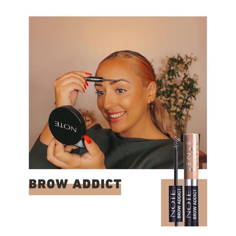 NOTE COSMETIQUE Cosmetic Note Eyebrow Pencil Micro Brow Essentials Eyebrows Pencil Brow Fiber Mascara Ultra Precise Brush Long Hold 03 DARK BROWN - Image 4