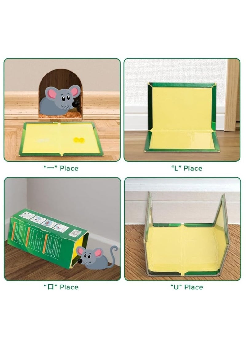 Pest 5-Pack Mouse Rat Glue Trap, Strongly Adhesive Sticky Glue Traps for Mice, Mouse Sticky Traps - Image 4