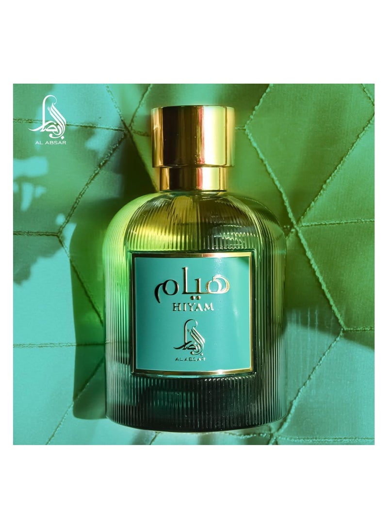 Al Absar Hiyam Perfume for Women 100ML - EDP – Elegant Floral Fragrance with Blackcurrant, Jasmine, Vanilla & Cashmeran – Luxurious Long-Lasting Scent - Image 3
