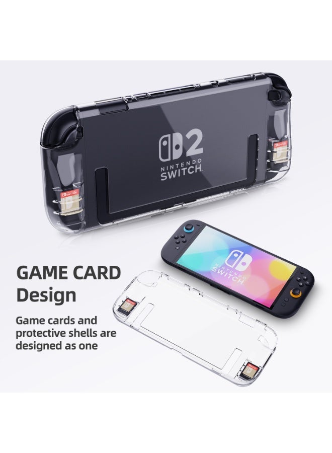Samu Nintendo Switch 2 transparent protective cover, shock-absorbing and anti drop protective cover Game Card Desing - Image 1