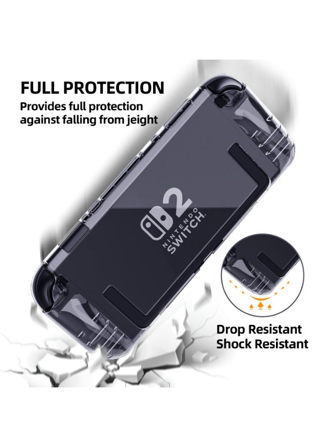 Samu Nintendo Switch 2 transparent protective cover, shock-absorbing and anti drop protective cover Game Card Desing - Image 2