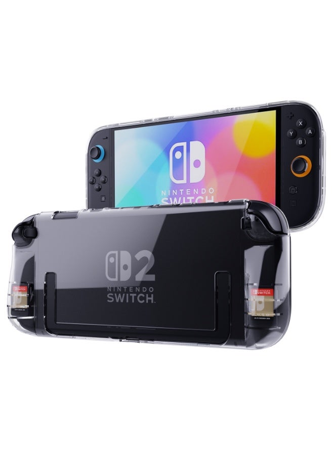 Samu Nintendo Switch 2 transparent protective cover, shock-absorbing and anti drop protective cover Game Card Desing - Image 4