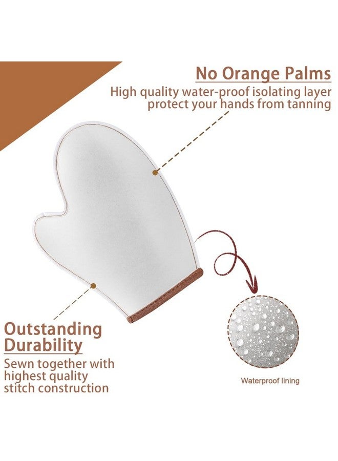 مجموعة 2 في 1 لقفاز التسمير الذاتي، قفاز التسمير الذاتي، قفاز التسمير الذاتي، قفاز وضع لوشن الظهر للظهر، قفاز التسمير الذاتي، قفاز وضع الظهر للتسمير الذاتي، ناعم للغاية وخالٍ من الخطوط - Image 3