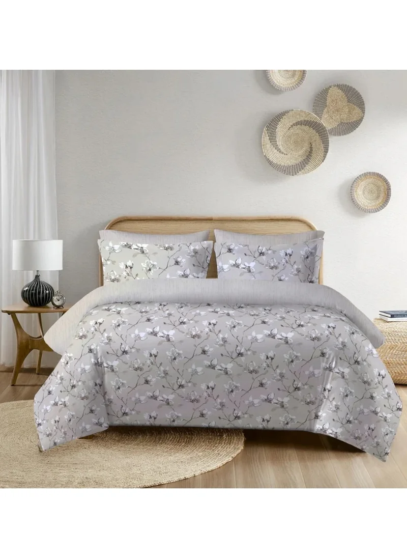 Varessa VARESSA GARBI 100% COTTON PRINTED KING DUVET COVER SET (4 pcs)