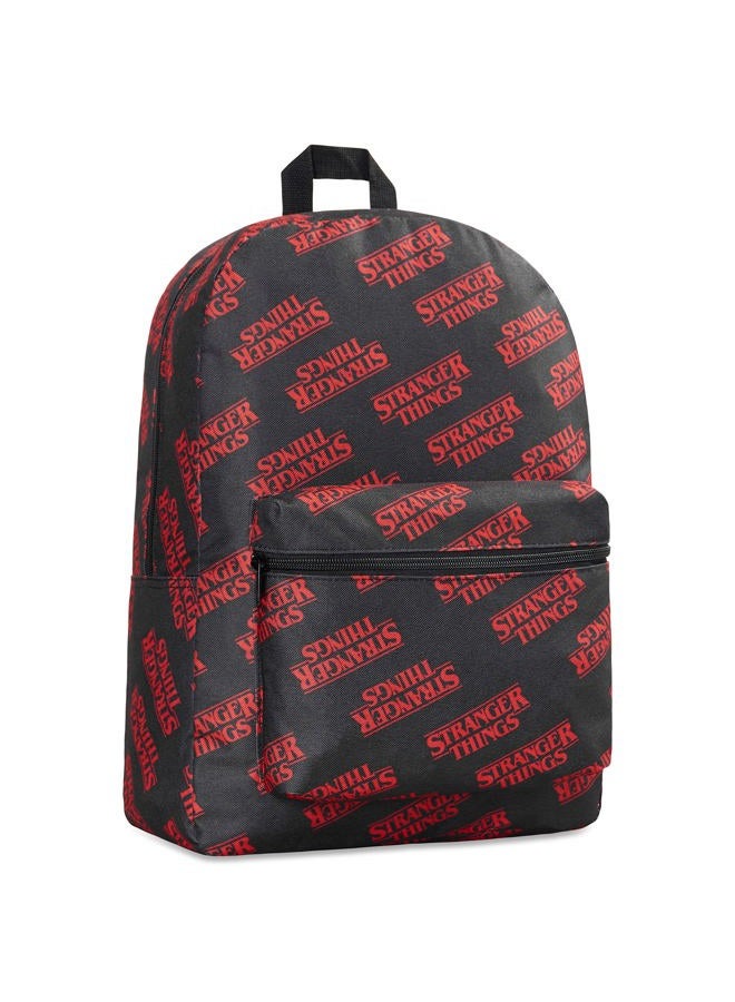 Stranger Things Backpack Kids - Black School Bag Girls Boys Rucksack Sports - Teens School Backpack with Adjustable Straps Official Series Merchandise Gifts - Image 1