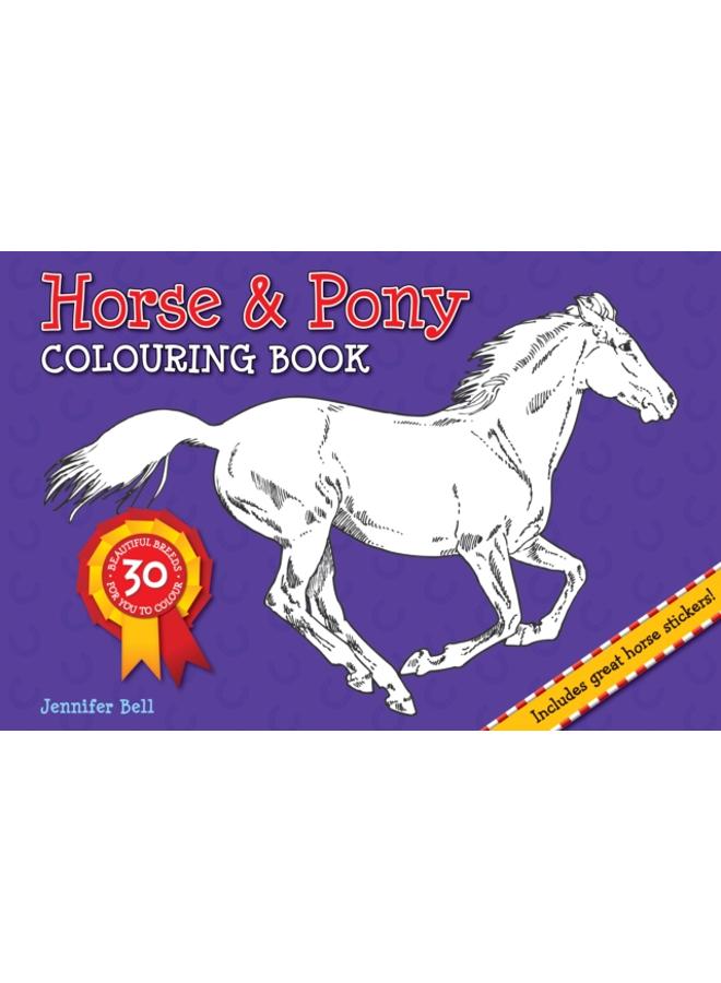 Horse and Pony Colouring Book