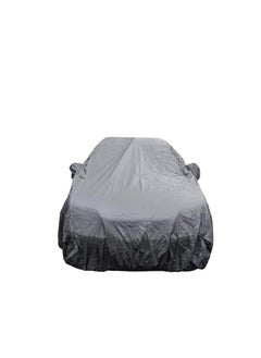 Waterproof Car Cover with Reflectors, Double Layer, Universal Fit for SUVs and Sedans (Length 222 x Width 77 x Height 59 inches), MT Best Buy, Durable Protection, Size LC